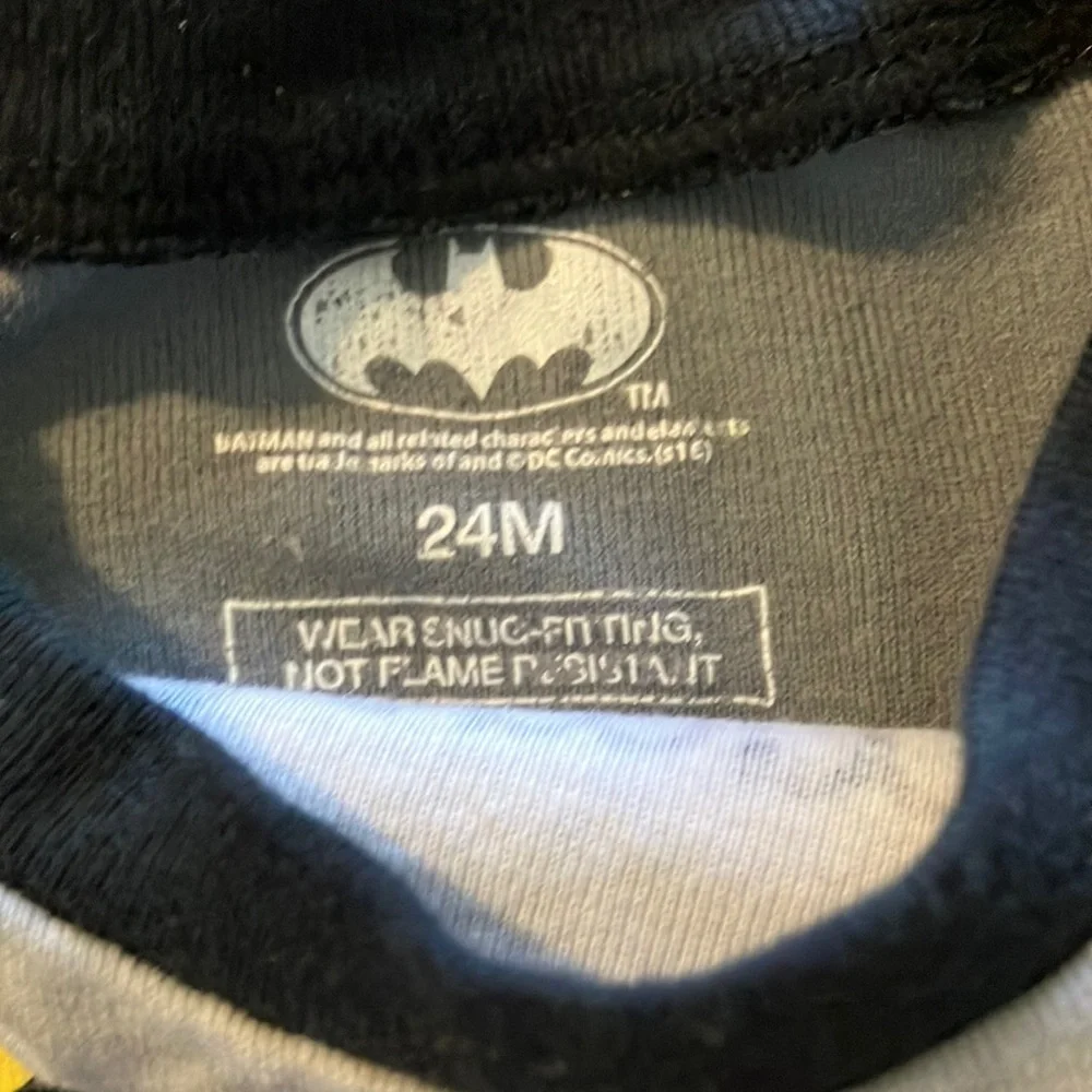 Batman Themed Toddler Pajama‎ Tops